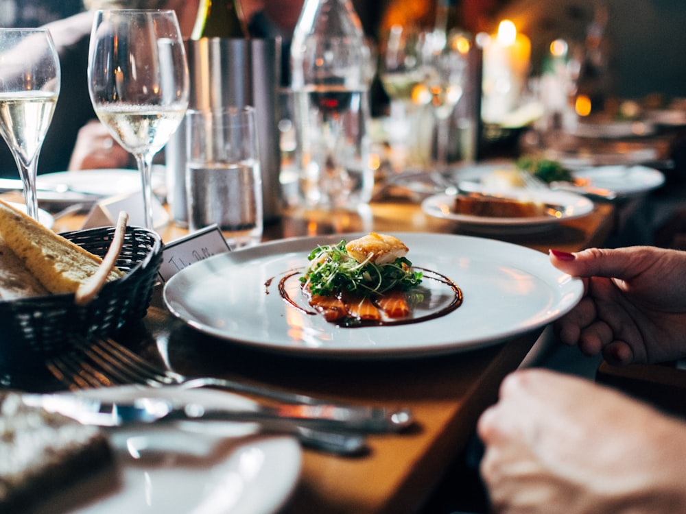 Página de ejemplo para un restaurante